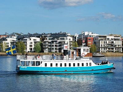 Kaupunkilaiva Emelie kuljetus Tukholma ABC matkatoimisto