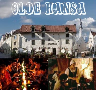 Olde Hansa ravintola Tallinna vanhakaupunki ABC matkatoimisto